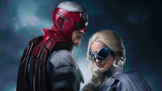 Our First Look at <i>Titan</i>'s Superpowered Duo Hawk and Dove